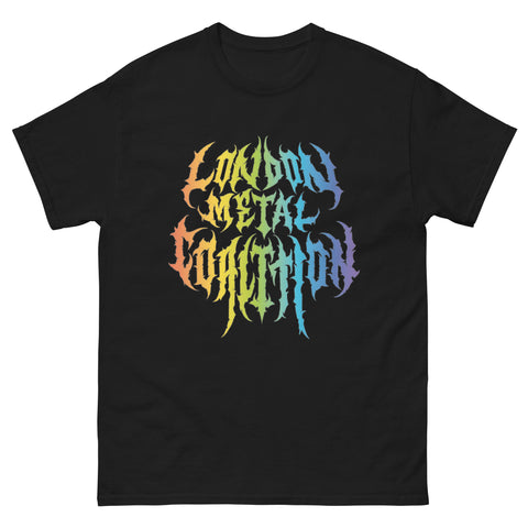 London Metal Coalition Unisex Classic Rainbowprint Tee