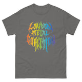 London Metal Coalition Unisex Classic Rainbowprint Tee